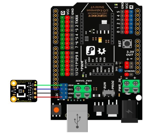 DFRobot Fermion SHTC3 Temperature & Humidity Sensor